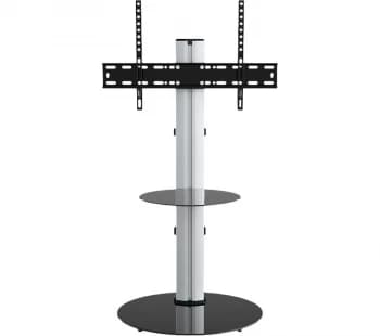 AVF Eno FSL600ENSB 600 mm TV Stand with Bracket - Silver & Black