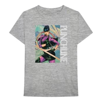 DC Comics - Punchline Unisex Large T-Shirt - Grey