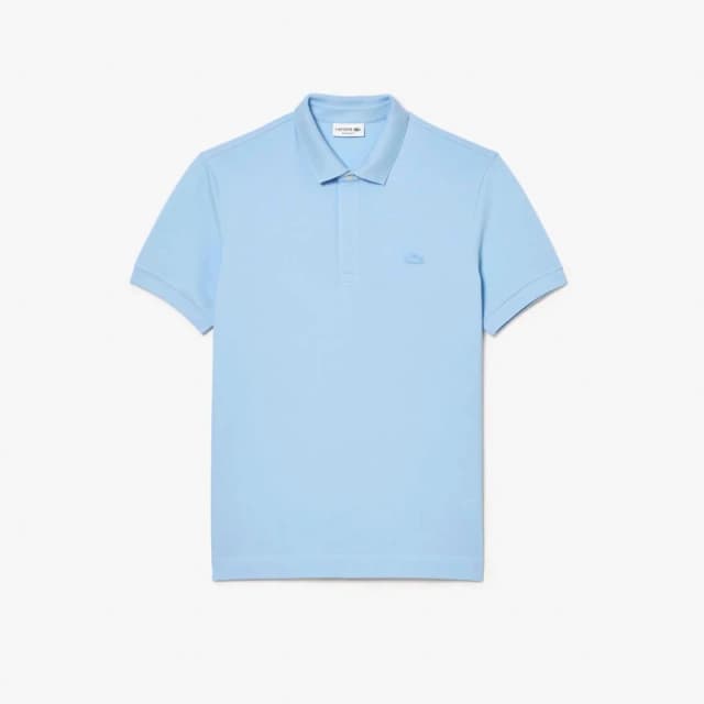 Lacoste Regular Fit Paris Stretch Piqu Polo Shirt - Blue Blue XS