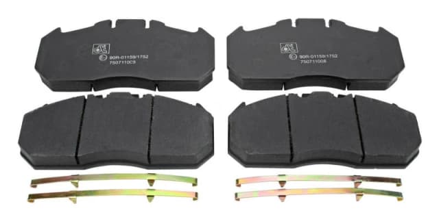 DT Spare Parts 3.96400 Brake pad set Rear Axle, prepared for wear warning indicator Brake Pad Set,disc brake (402)