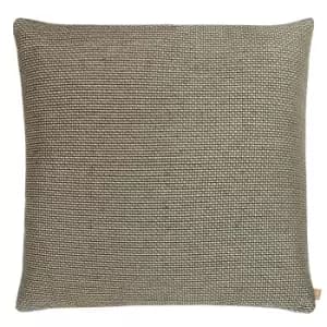 Zeus Jacquard Cushion Bark, Bark / 55 x 55cm / Polyester Filled