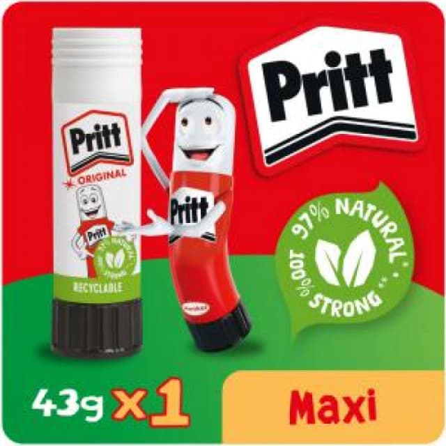 Pritt Original Glue Stick Sustainable Long Lasting Strong Adhesive EXR22602HK
