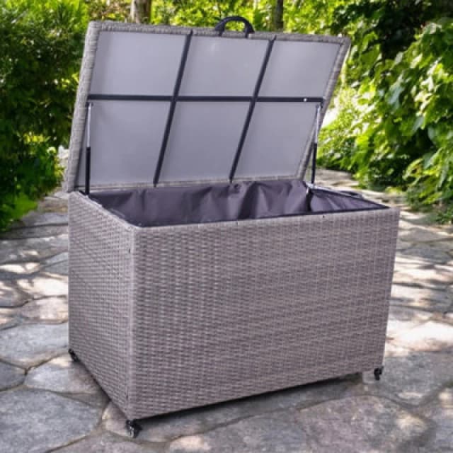 Royalcraft Charcoal Kd Weave Cushion Storage Box 510L