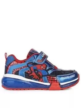 Geox Geox Boys Junior Bayonyc Trainer, Navy, Size 12.5 Younger