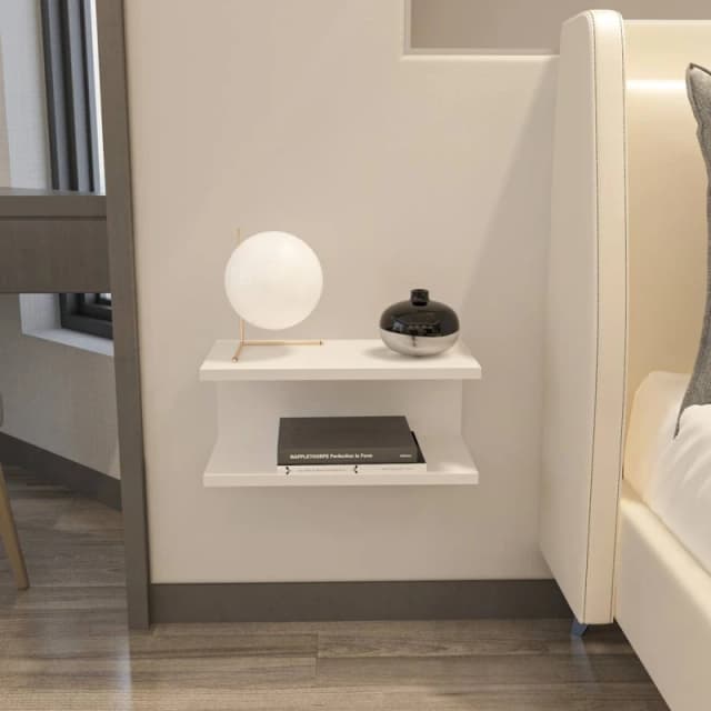 Decorotika Ramira Nightstand in White White Unisex