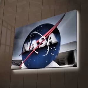 NASA-028 Multicolor Decorative LED Lighted Canvas Painting