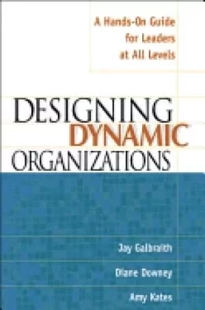 designing dynamic organizations a hands on guide for leaders at all levels