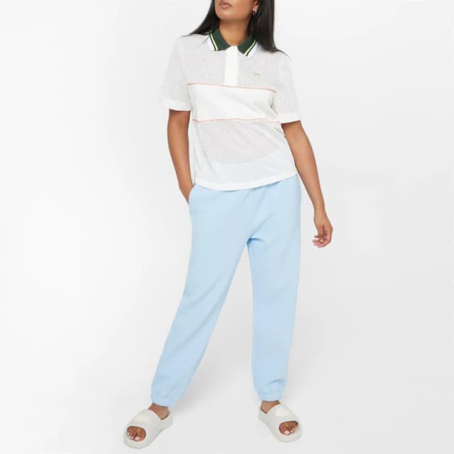 Lacoste Short Sleeve Polo White 70V female 8 (36)