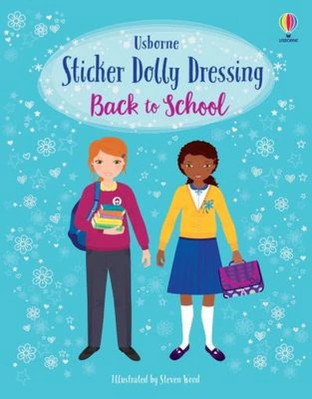 Fiona Watt Sticker Dolly Dressing Back to School Book Multi unisex