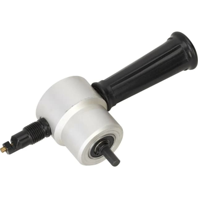 Loops Drill Nibbler Attachment for Electric / Air Drills - Double Ended Punch - Handle Multi