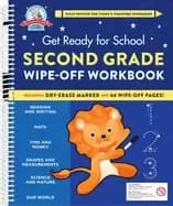 get ready for school second grade wipe off workbook