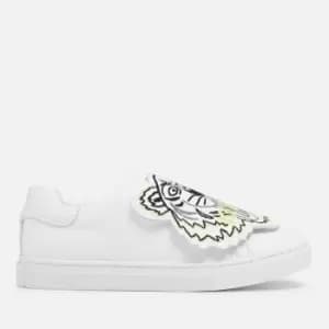 KENZO Girls Sneakers - White - UK 10 Kids