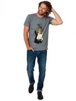 Joe Browns Take Note T-Shirt - Grey Size M Men