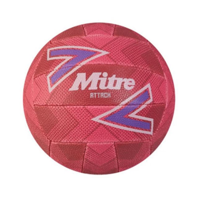 Mitre Attack Netball Red (5) Quality Product