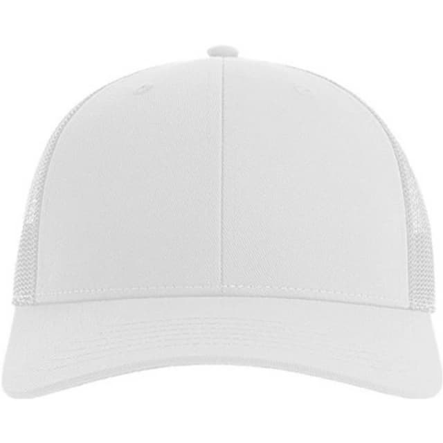 Atlantis Atlantis Men Bryce 5 Panel Trucker Cap in White White One Size Male 5063107599209