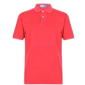 Polo Ralph Lauren Logo Polo Shirt - Racing Red