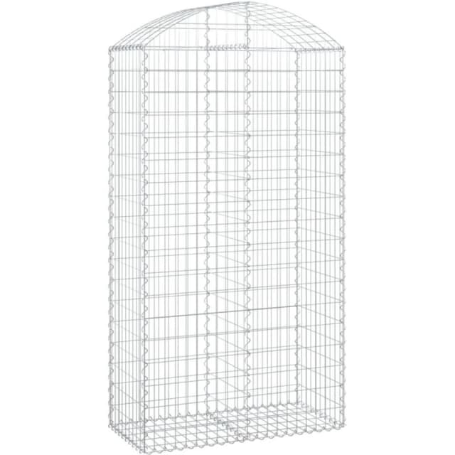 VIDAXL Vidaxl - Arched Gabion Basket 100x50x180/200cm Galvanised Iron 8720845651022