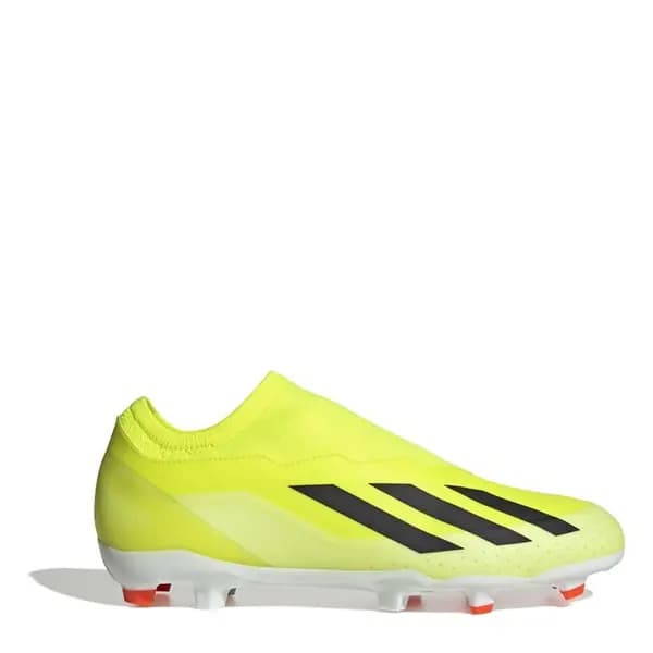 adidas X Crazyfast League Laceless Firm Ground Football Boots - Yellow 8