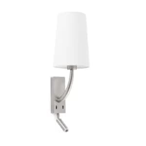 Rem Reading Light Wall Light Nickel, E27