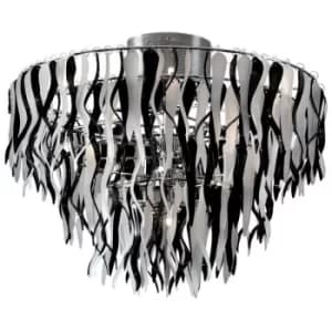 Linea Verdace Likit 13 Light Semi Flush Light Chrome