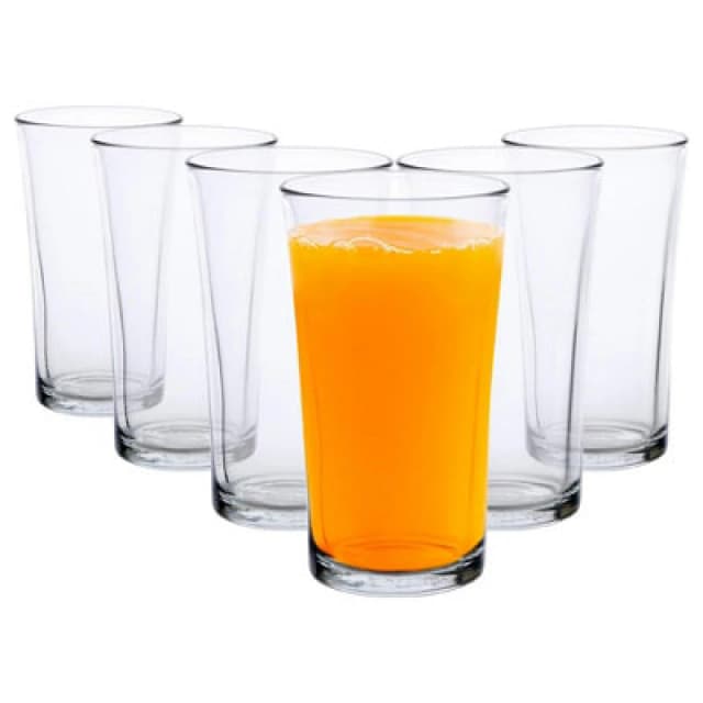 Duralex Lys Highball Glasses - 280ml - Clear - Pack Of Six