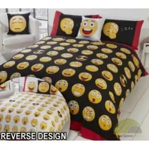 Emoji Bedding Icons Duvet Cover Set - Double