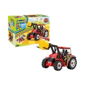 Tractor with Loader and Figure 1:20 Scale Level 1 Revell Junior Kit