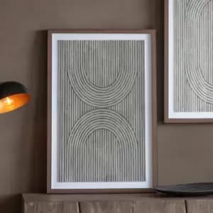 Camilla II Framed Art Black/White