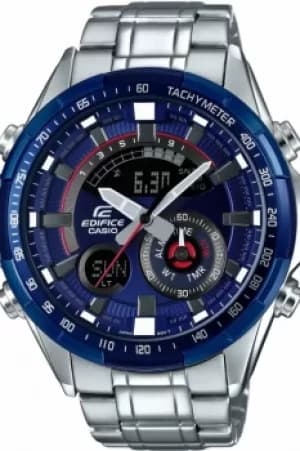 Mens Casio Edifice Racing Blue Series Alarm Chronograph Watch ERA-600RR-2AVUEF