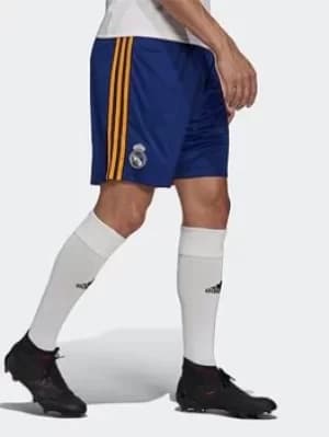 adidas Real Madrid 21/22 Away Shorts, Blue Size M Men