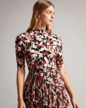 Ted Baker High Neck Floral Top