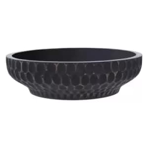 Kara Black Finish Bowl Medium