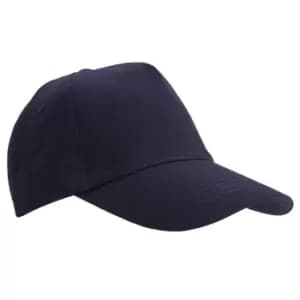 SOLS Unisex Buzz 5 Panel Baseball Cap (ONE) (Navy)