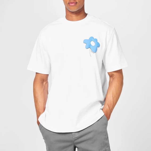 Jack Wills Floral Graphic T-Shirt - Black S