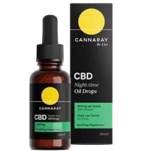 Cannaray Night Time Oil Drops 1800mg