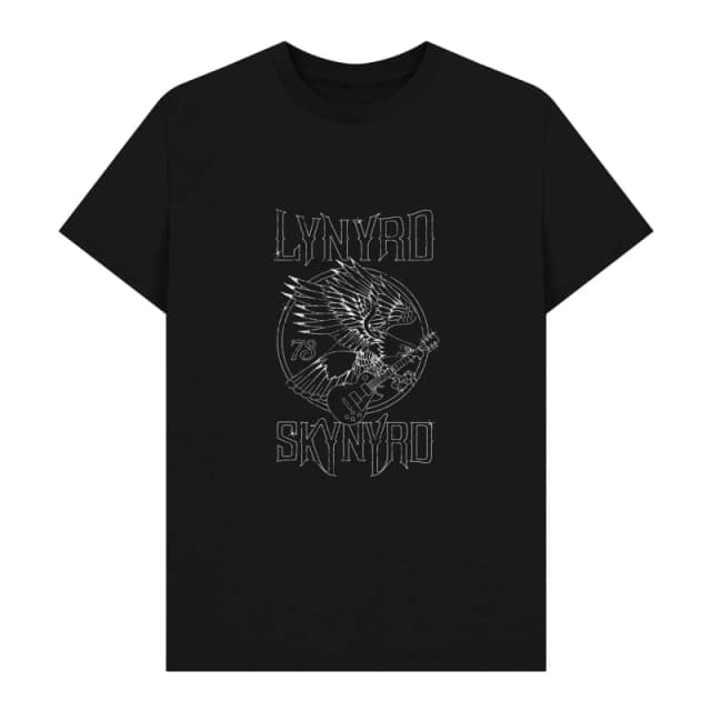 Lynyrd Skynyrd Mens Freebird Logo T-Shirt in Black Size: Small Black Male S
