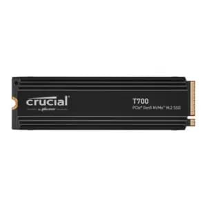 Crucial 1TB Crucial T700 PCIe Gen5 NVMe M.2 SSD with heatsink