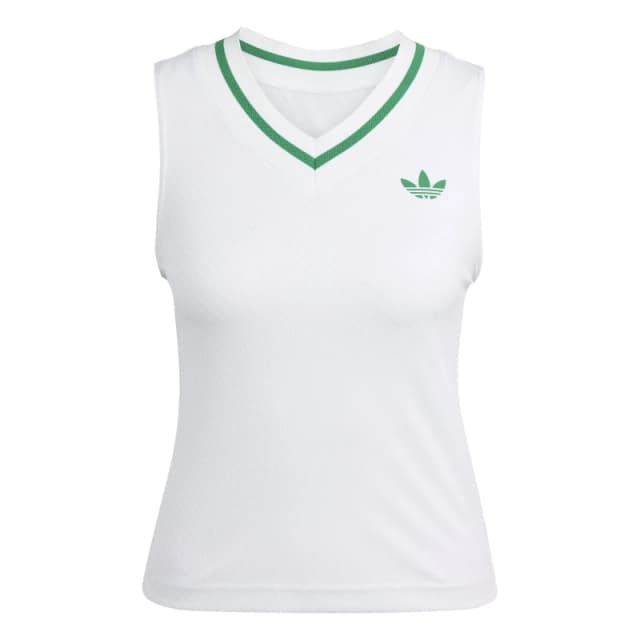adidas Wimbledon Pro Vest Womens Performance Vests 8 (XS) White 63043201310