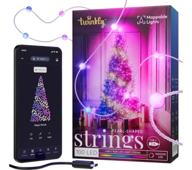 TWINKLY Strings Pearl Smart 100 m RGB LED String Lights - 6.5 m 8053614841196