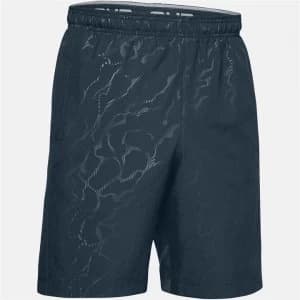 Urban Armor Gear Woven Graphic Embroidered Shorts Mens - Blue