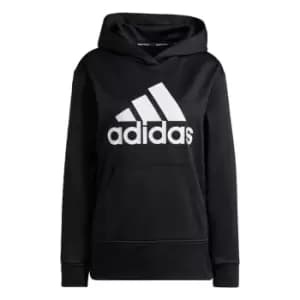 adidas AEROREADY Big Logo Hoodie Womens - Black