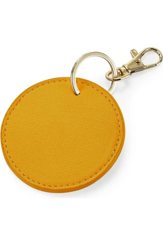 Bagbase Boutique Circular Key Clip in Mustard Mustard Unisex One Size