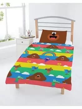 Hey Duggee Stripe Junior Duvet Cover And Pillowcase Set