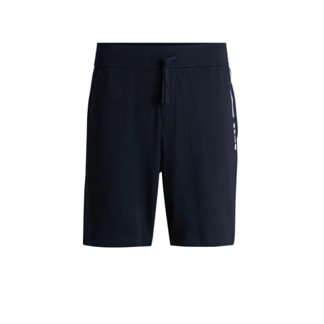 Boss Logo Detail Regular-Rise Shorts Dark Blue male 2XL
