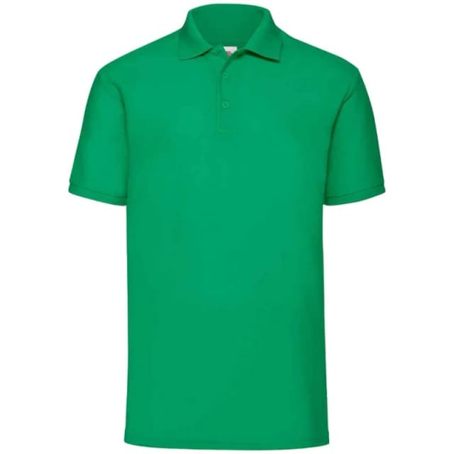 Fruit Of The Loom Fruit of the Loom Men 65 35 Polo Shirt in Green Size: Small Green S Male 5063470627325