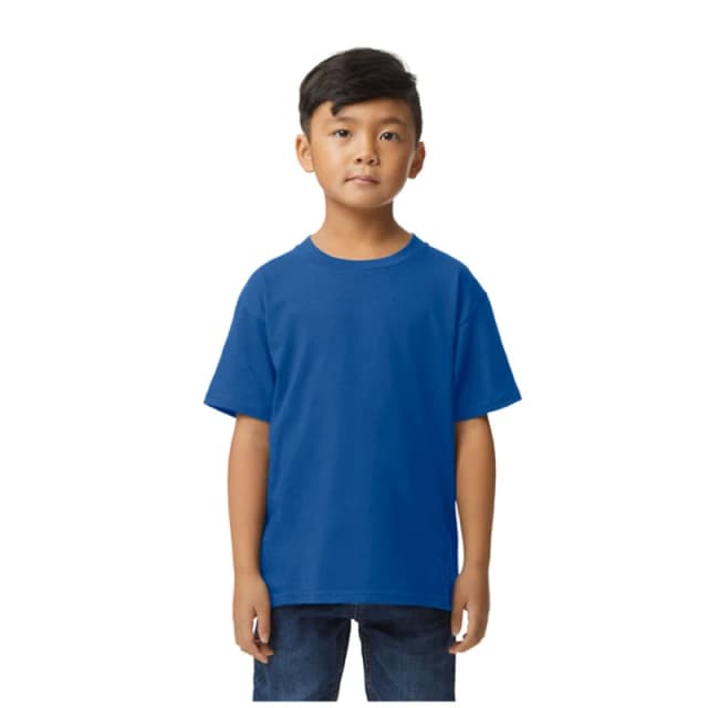 Gildan Softstyle Midweight Tubular T-Shirt in Blue Size: XL Blue Unisex XL