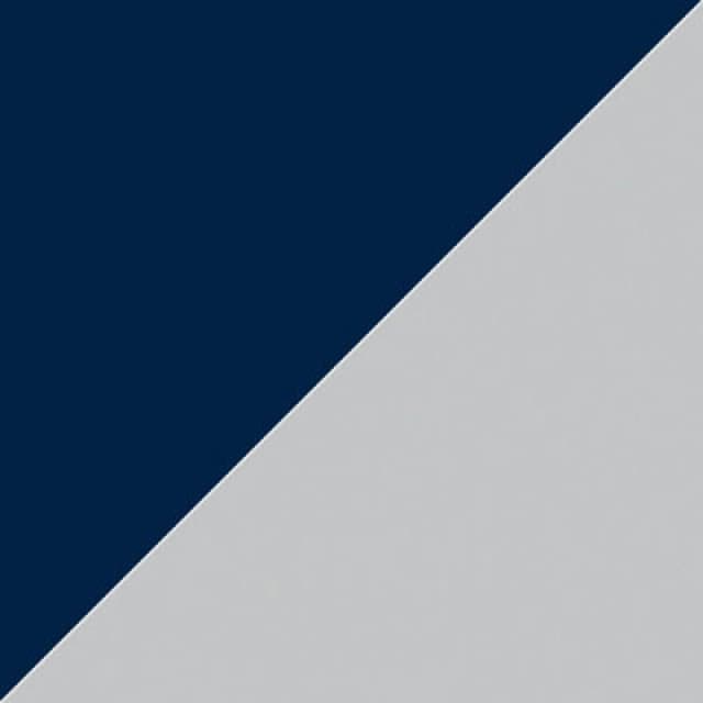 Splashwall Alloy Laminate Adhesive Double-Sided Bathroom Splashback (H)25Cm (W)60Cm - Gloss Starry Night Blue & Urban Grey Glass Effect