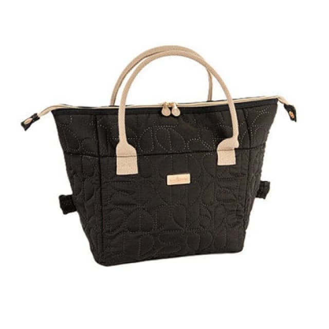 Beau & Elliot Oxford Quilted Convertible Lunch Bag Jet, Black 36727