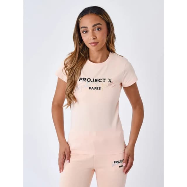 Project X Paris Womens T-Shirt Project X Paris Beige Female XS F221119_PC3