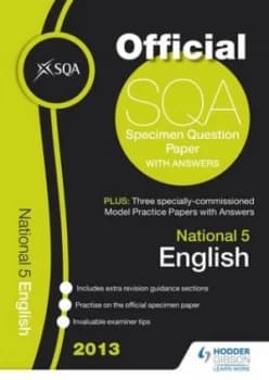Sqa Specimen Paper 2013 National 5 English and Model Papers. Paperback